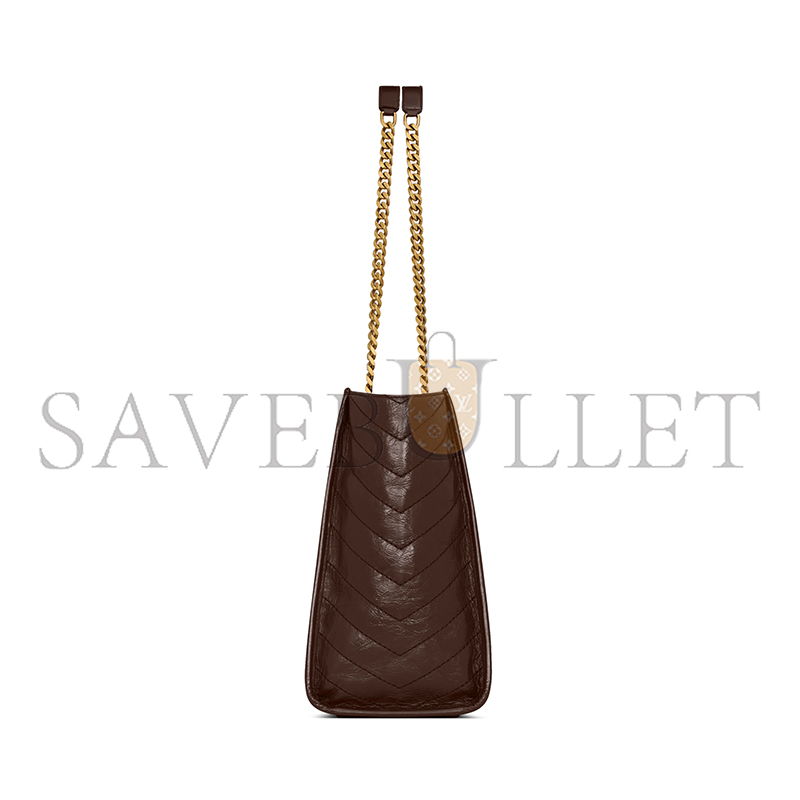 YSL NIKI SHOPPING IN VINTAGE LEATHER 8711510EN072877 (33*26*14cm)